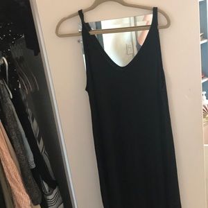 Black maxi dress